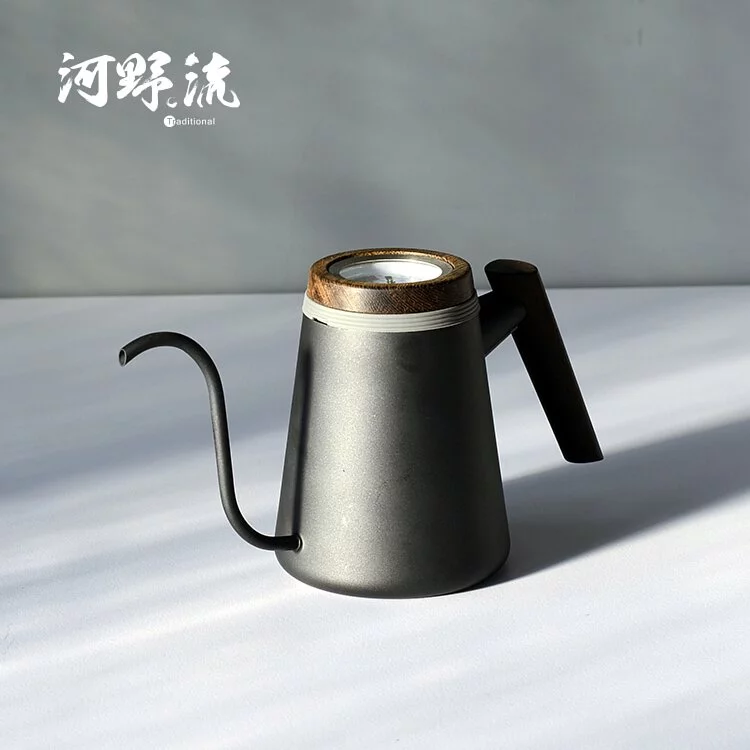 【村宜企業】河野流 感溫手沖壺 (600ml)