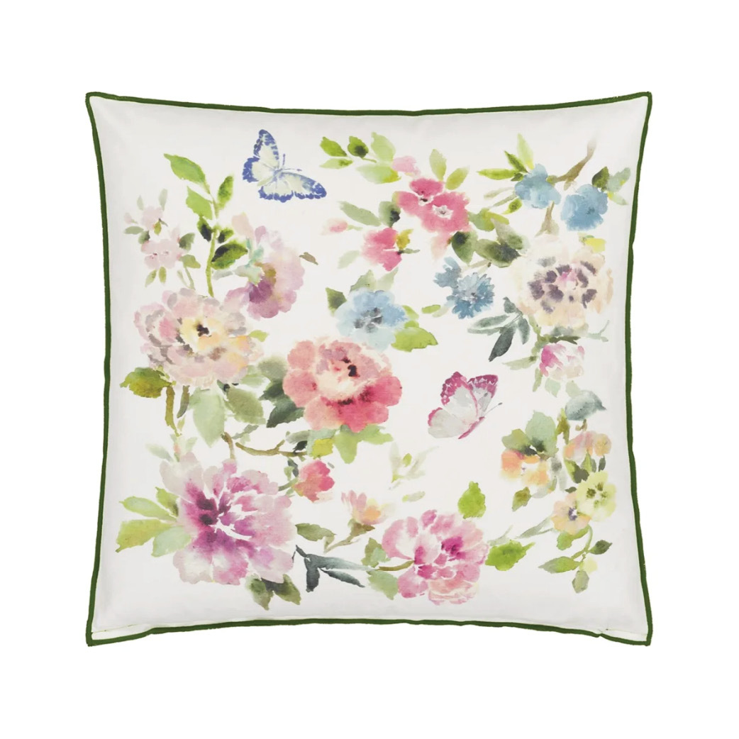 【Designers Guild】Fiore d’Acqua 水彩花卉抱枕（預購）
