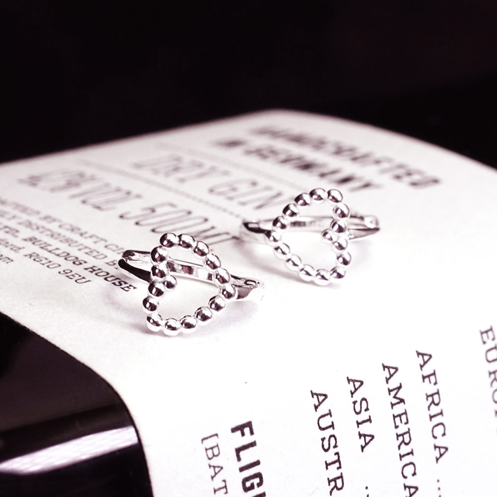 點亮的心 易扣式 925純銀耳環 女生耳環