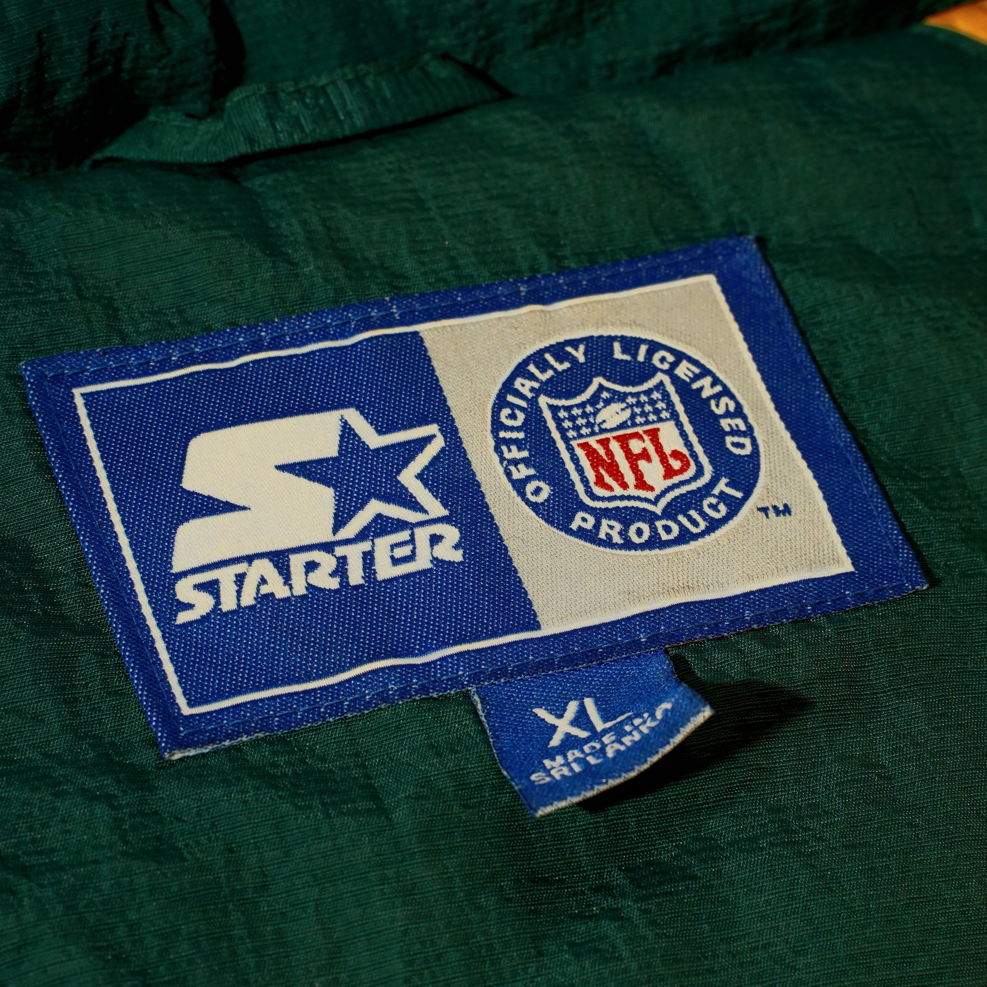 Starter NFL Green Bay Packers 鋪棉防風罩衫XL