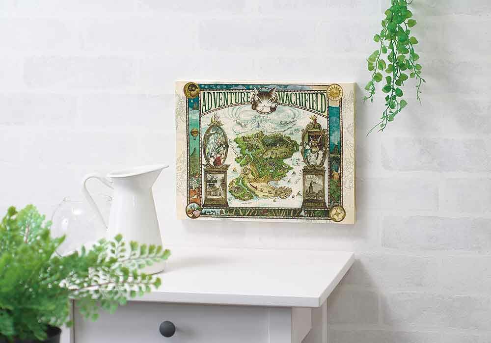 逹洋貓-地圖 (立體免框) (環保樹脂)