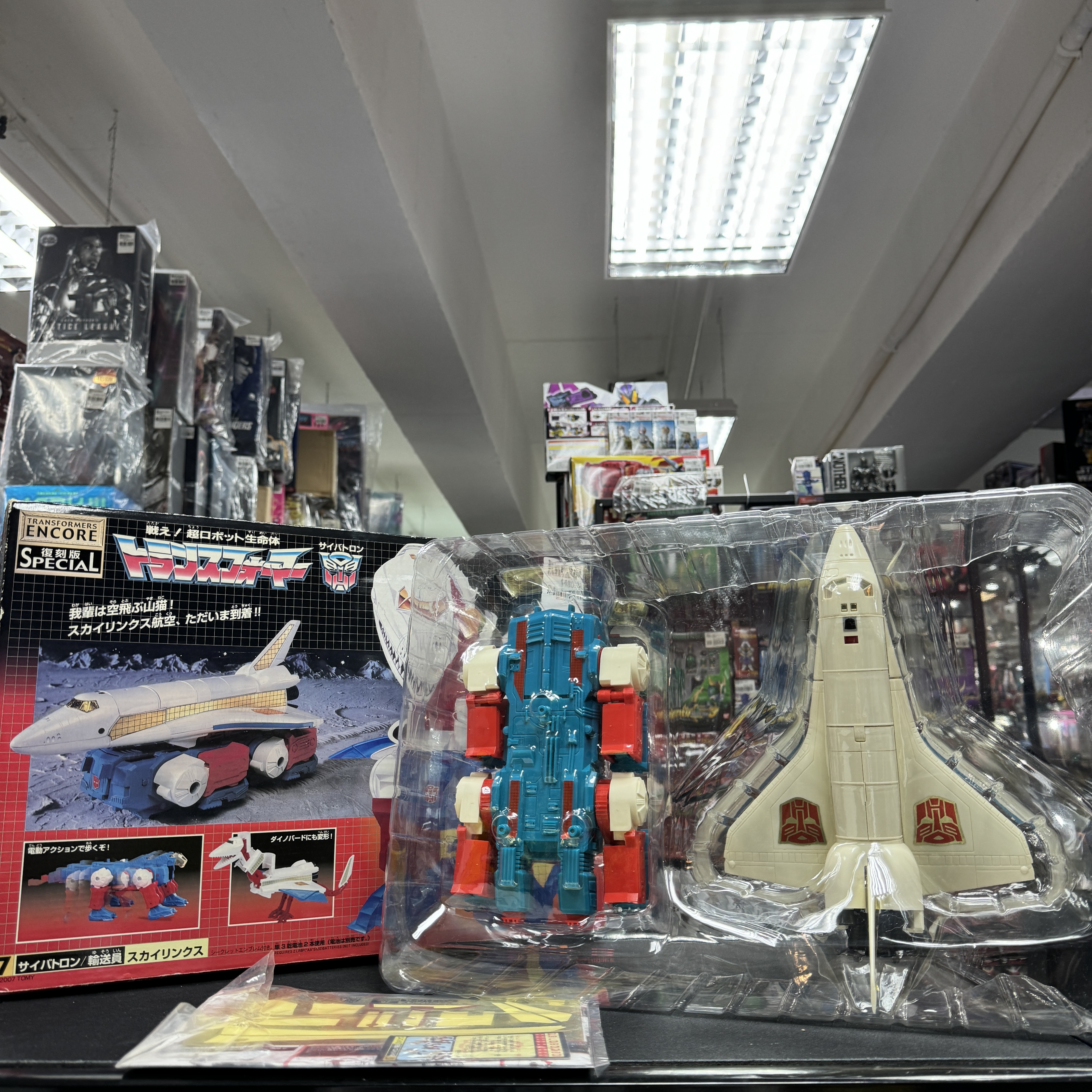 變形金剛-變形金剛 復刻版 博派 輸送員 - 天豹號 美洲豹/始祖鳥/太空穿梭機