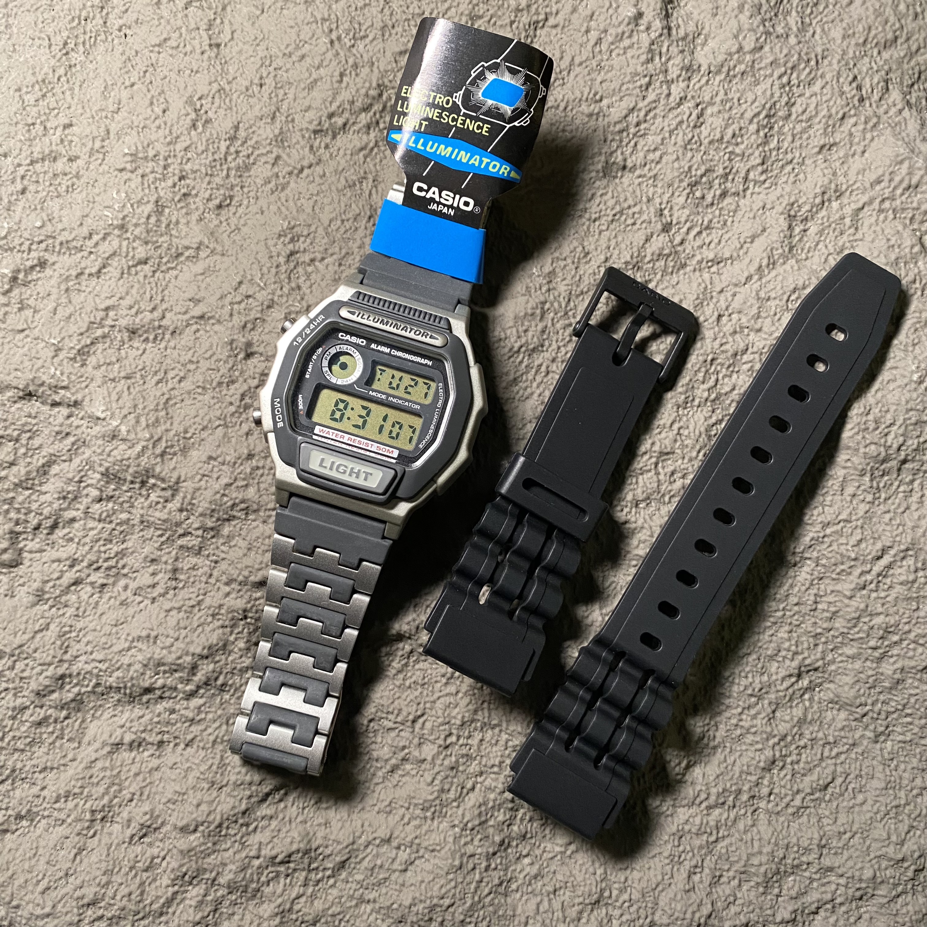 CASIO W-88HD-1V Illuminator 計時 已停產 絕版 跳字錶