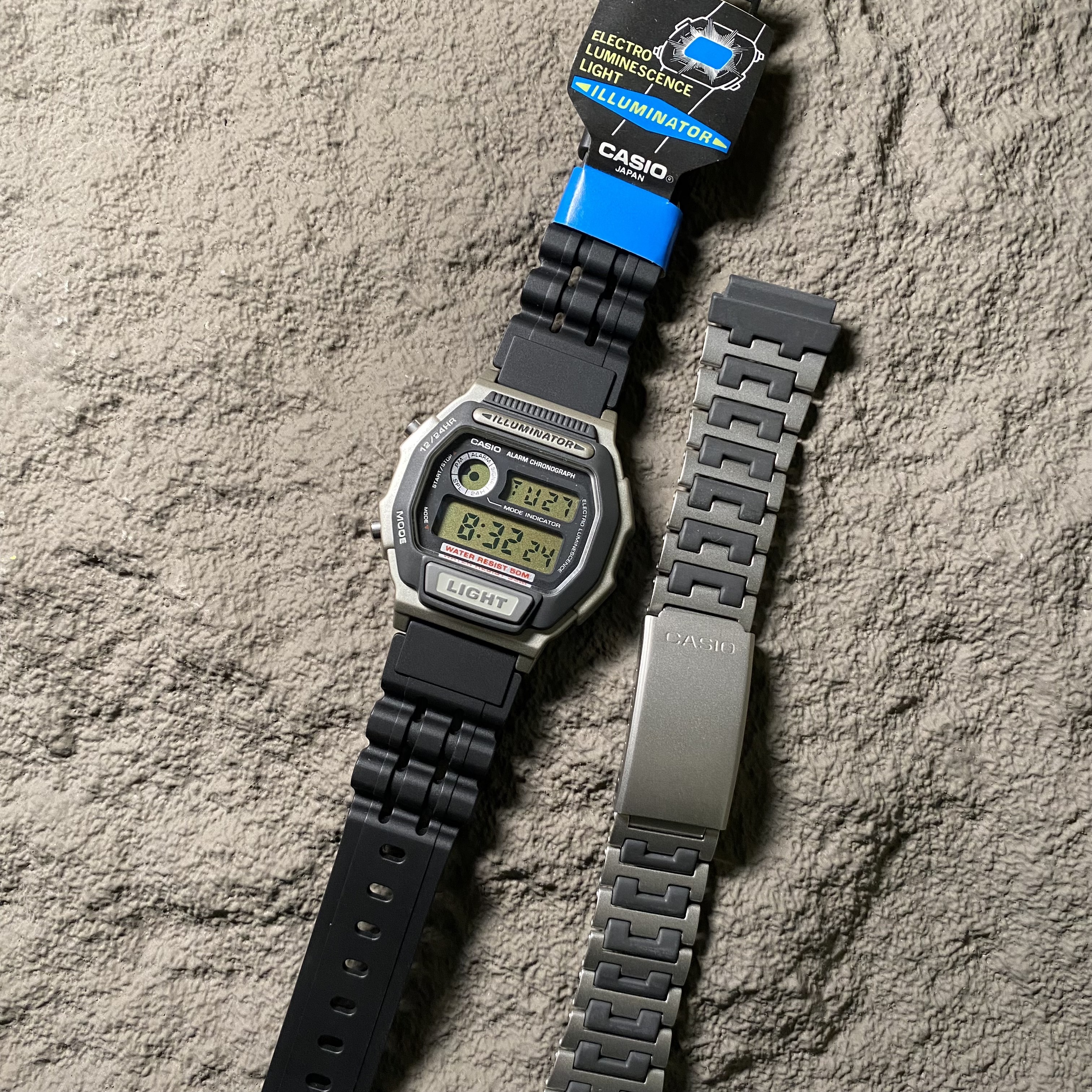 CASIO W-88HD-1V Illuminator 計時 已停產 絕版 跳字錶