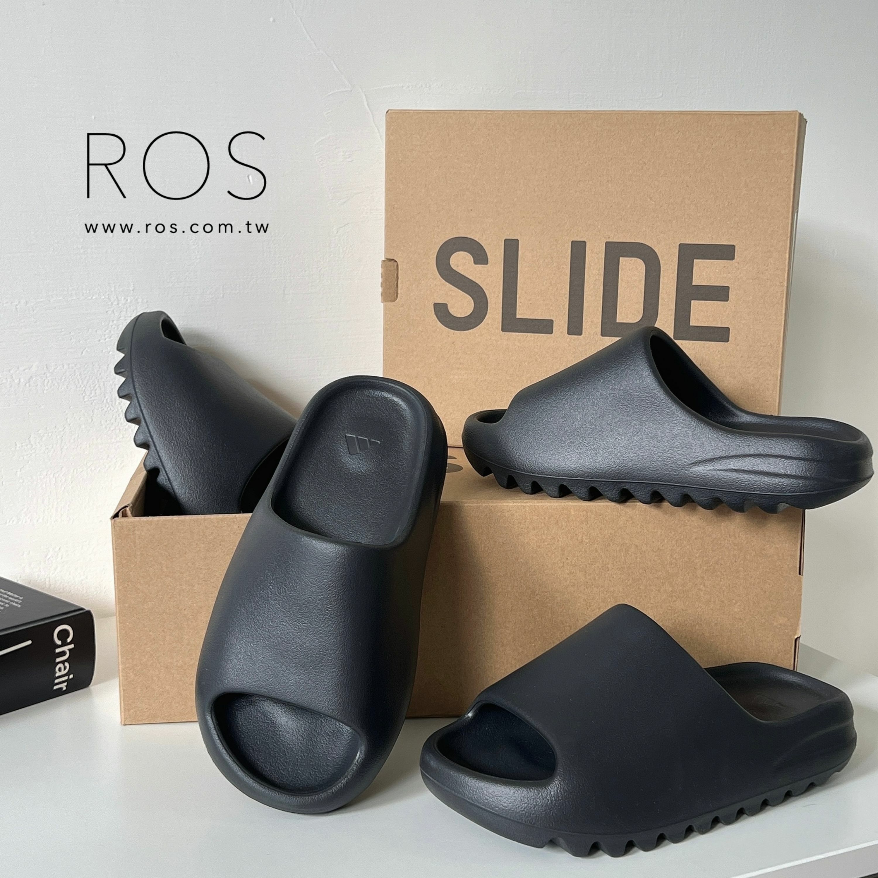 Adidas Yeezy Slide 瑪瑙黑