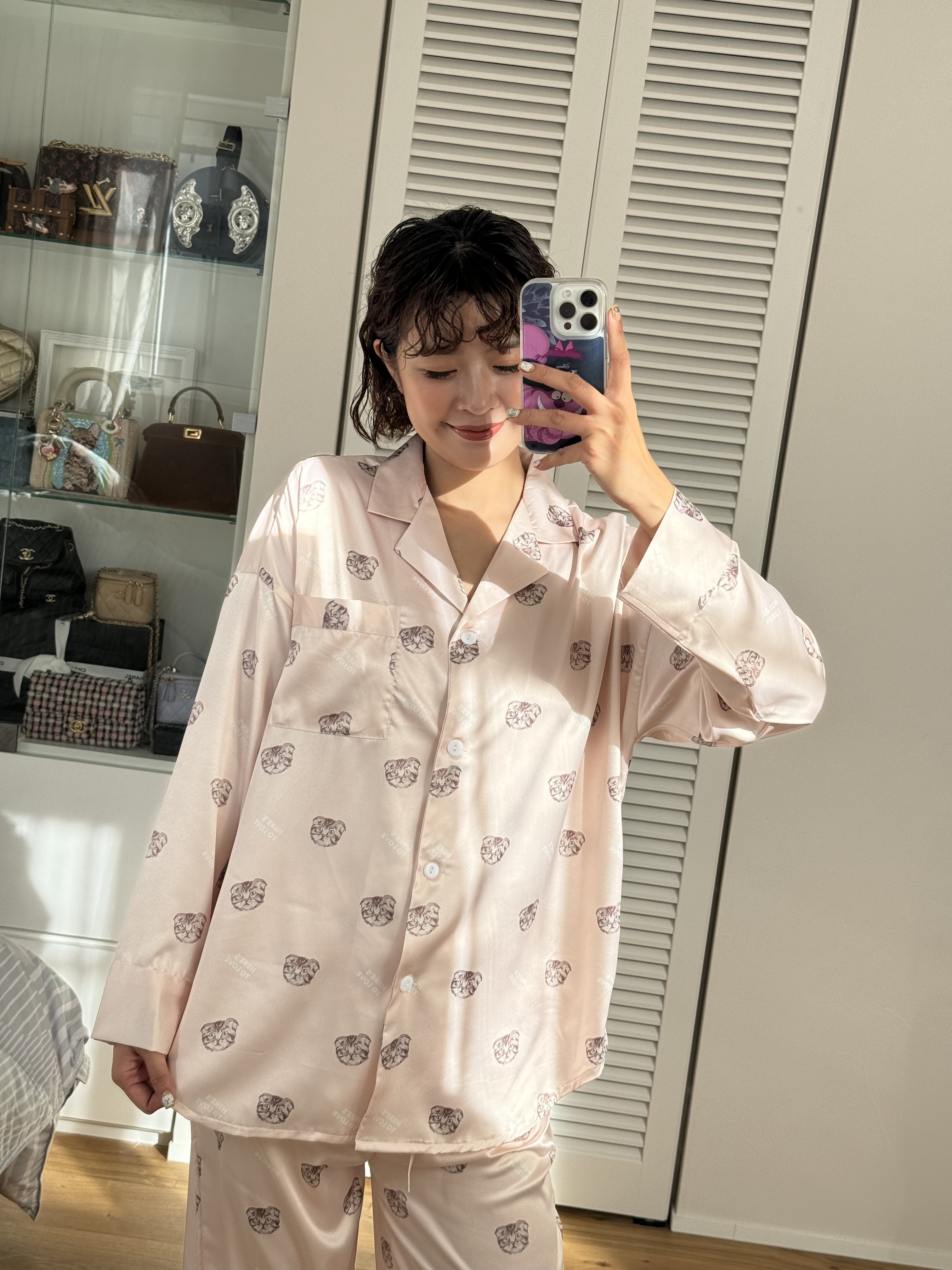 【妞妞團購】小貓聯名 里歐2.0貓咪長袖居家服 (可客製化)－Heres to Love