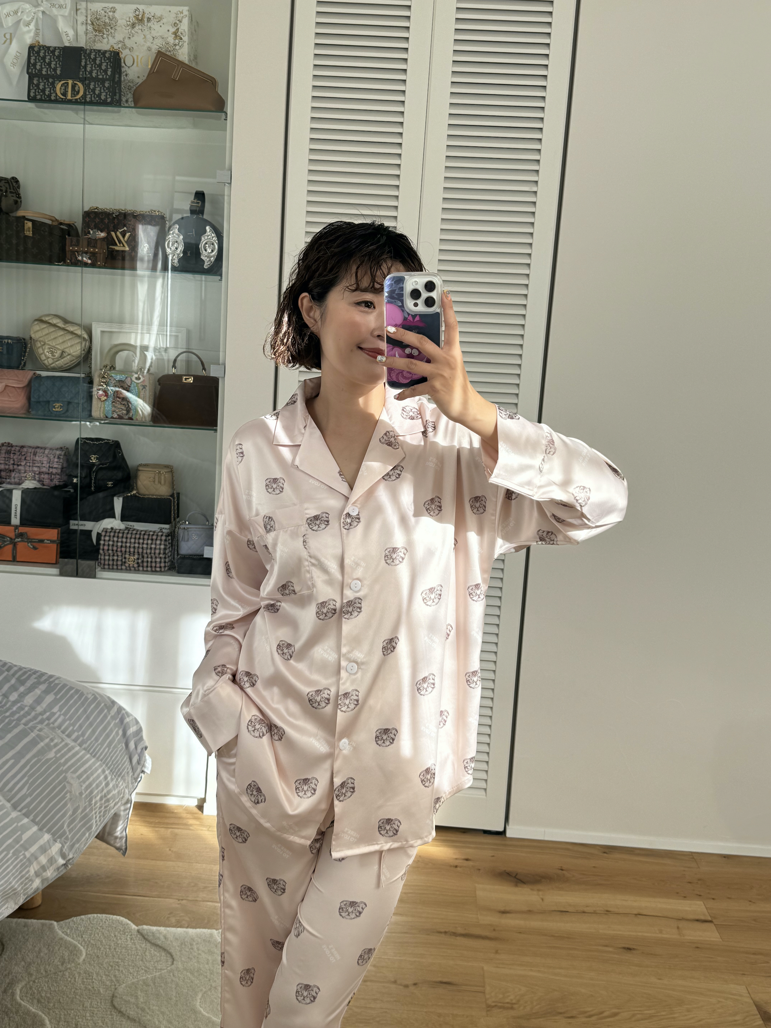 【妞妞團購】小貓聯名 里歐2.0貓咪長袖居家服 (可客製化)－Heres to Love