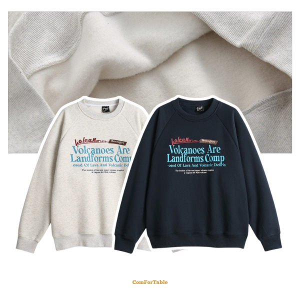 美式休閒落肩大學TEE