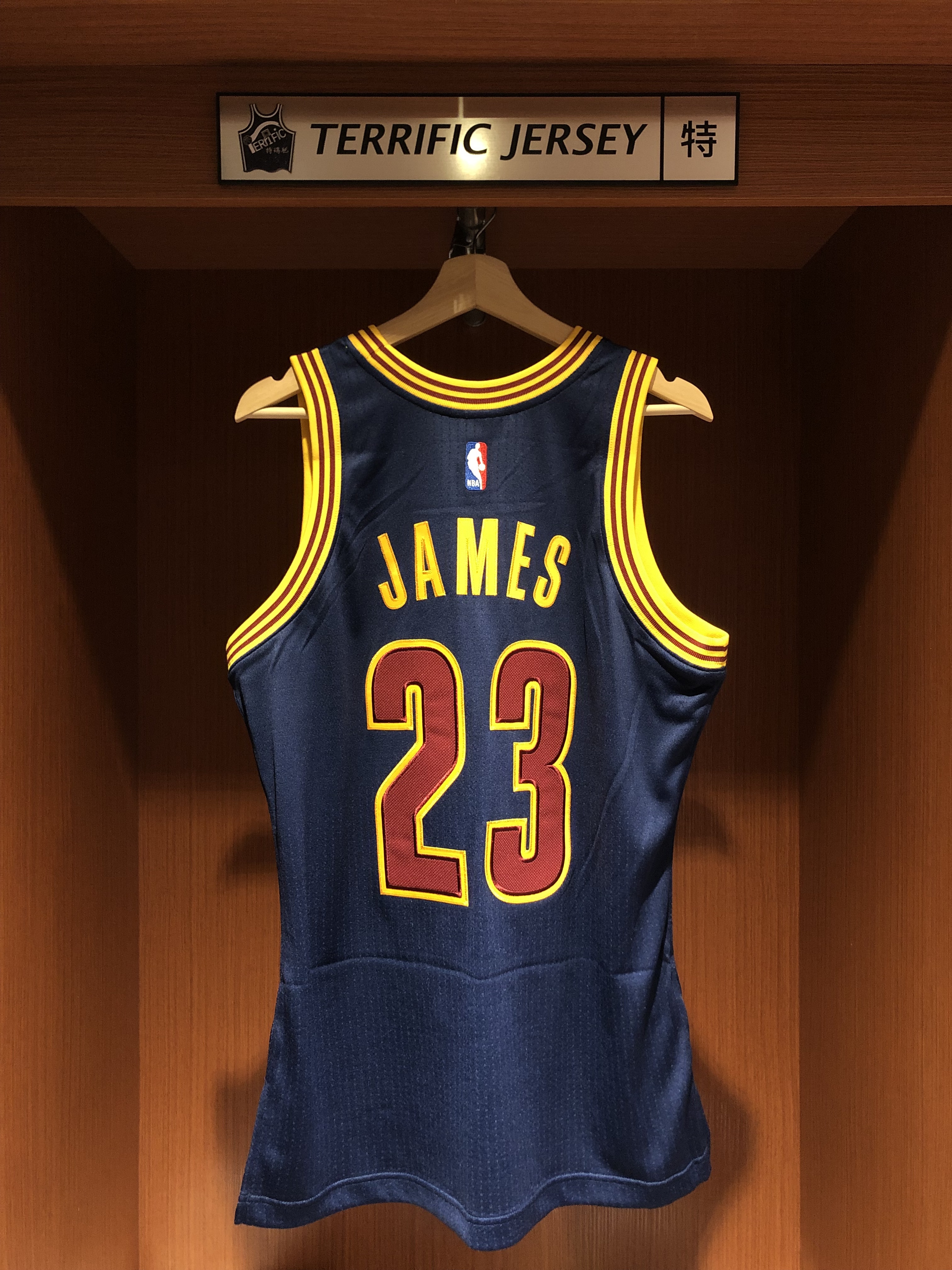 NBA球衣 Lebron James 克里夫蘭騎士 海軍藍 15-16藍 M&N Authentic 球員版 電繡 真網眼 全新