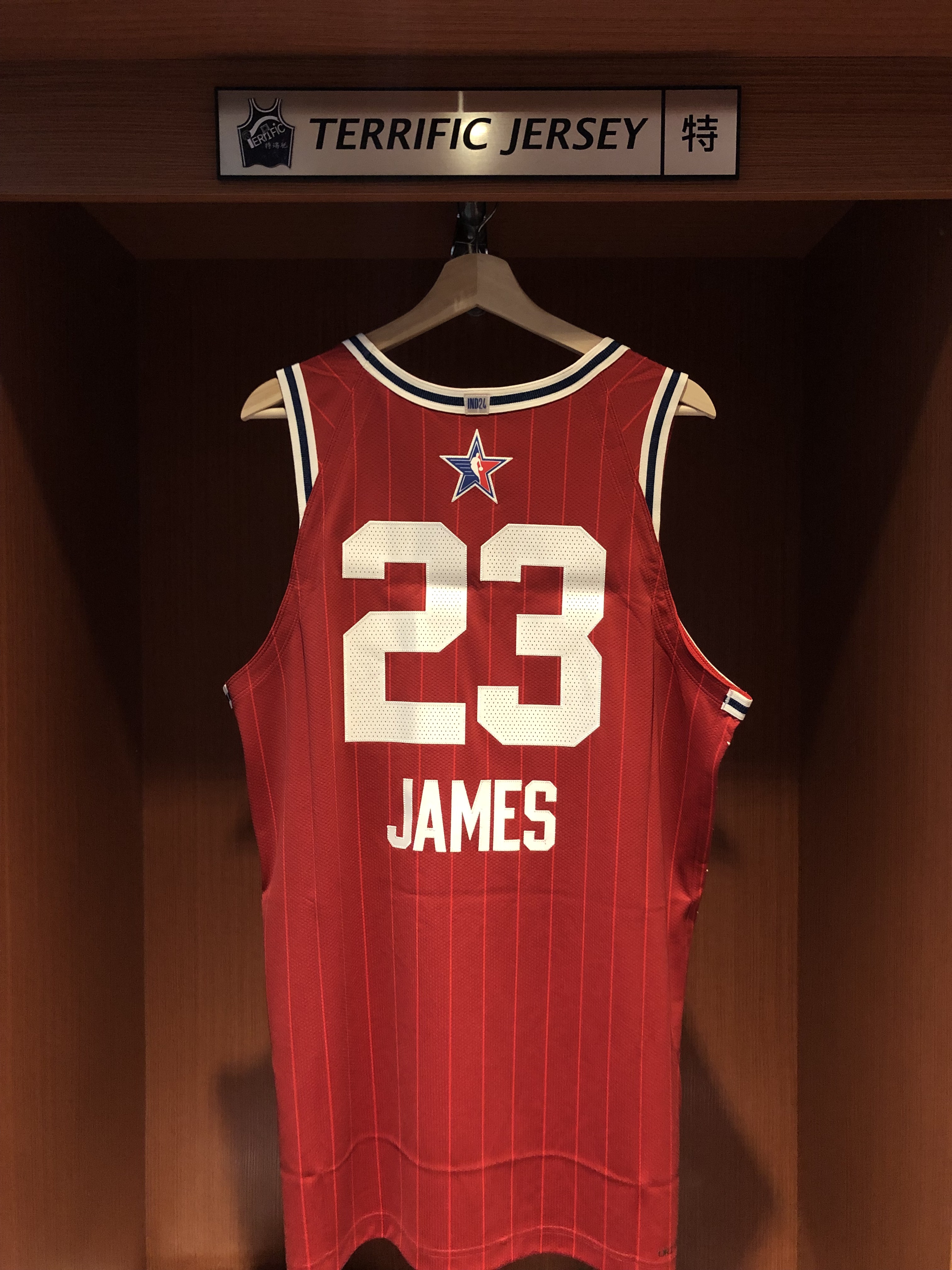 NBA球衣 Lebron James 23-24 明星賽 酒紅 All Star Jordan Authentic 球員版 電繡 全新