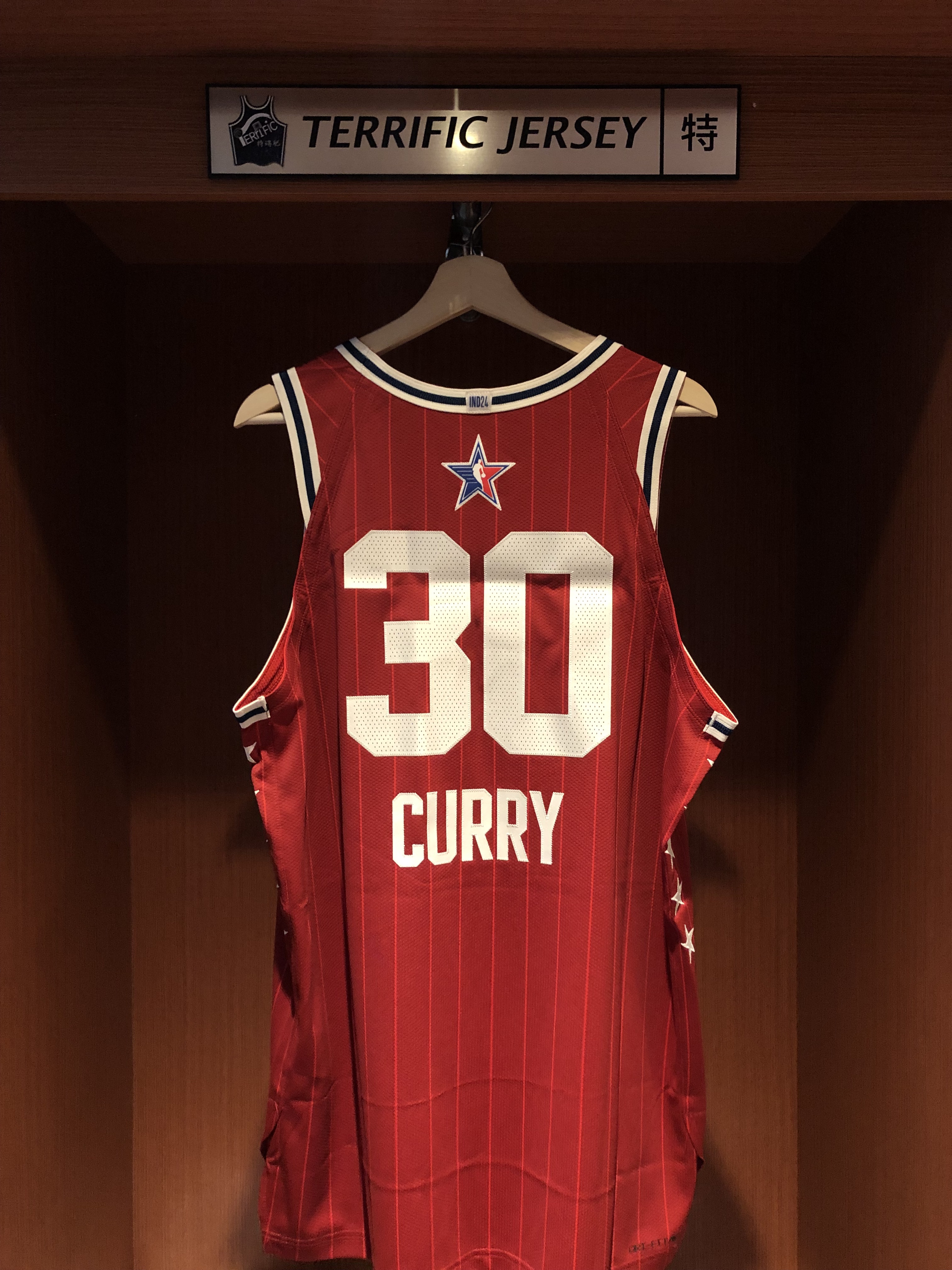 NBA球衣 Stephen Curry 23-24 明星賽 酒紅 All Star Jordan Authentic 球員版 電繡 全新