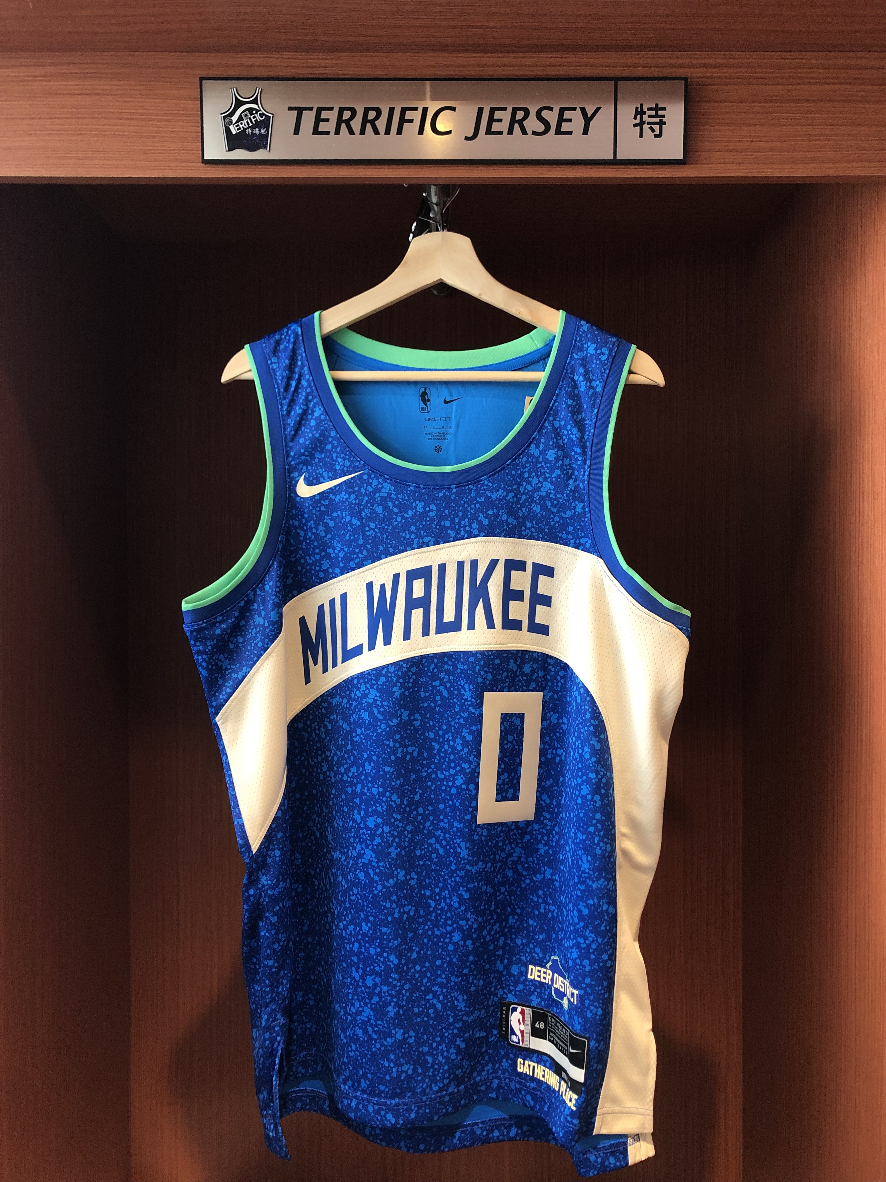 NBA球衣 Damian Lillard 密爾瓦基公鹿城市 City Nike Swingman 球迷版 熱轉印 全新