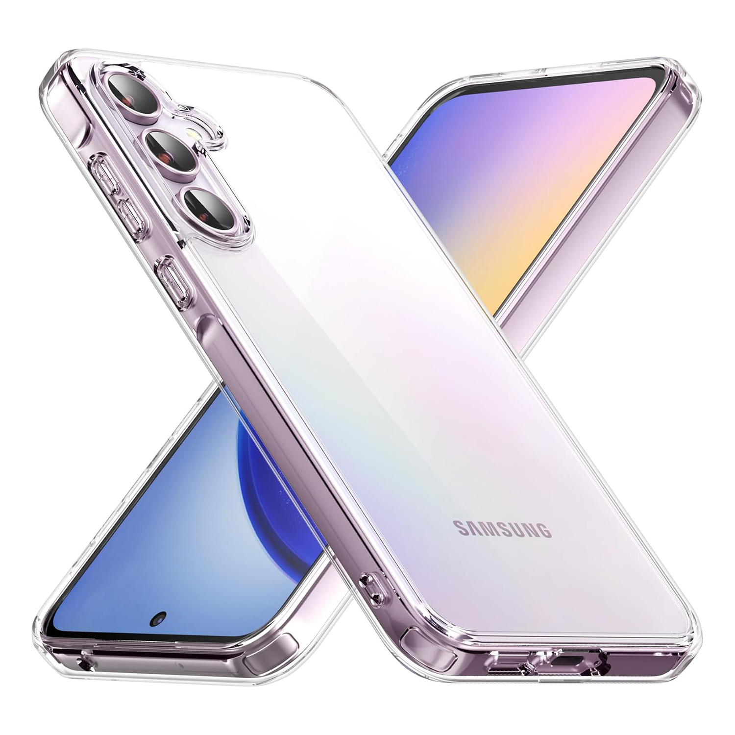 XPRO - Crystal Clear - Samsung A56 A36 Case 透明貼身防撞手機保護硬殼