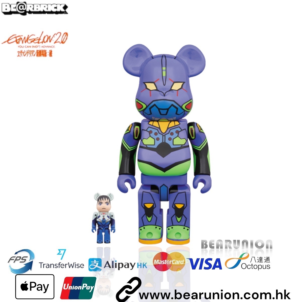 Bearbrick 400%100% 初号機EVA