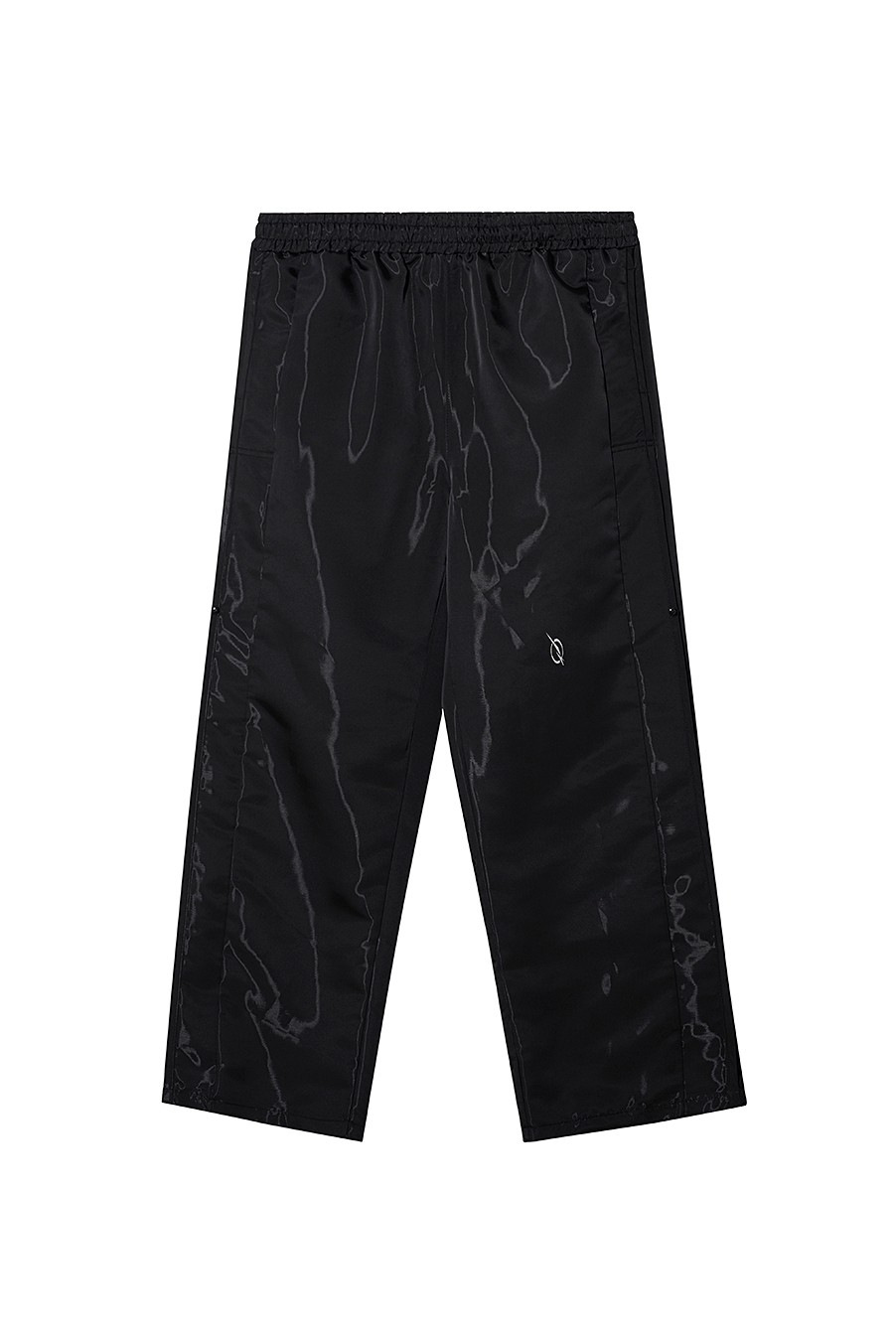 閃亮休閒褲 - 黑