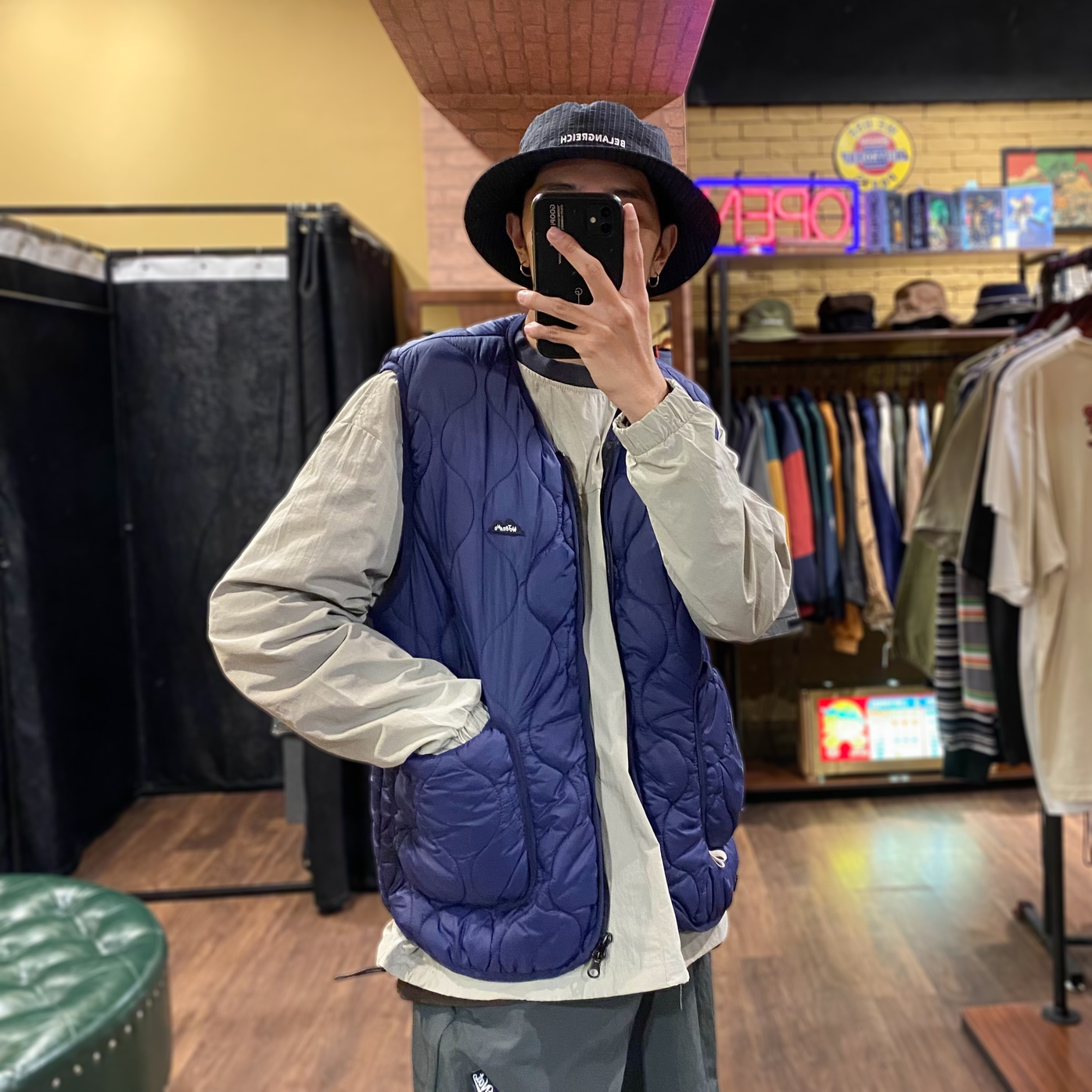 日系防風葫蘆車線背心