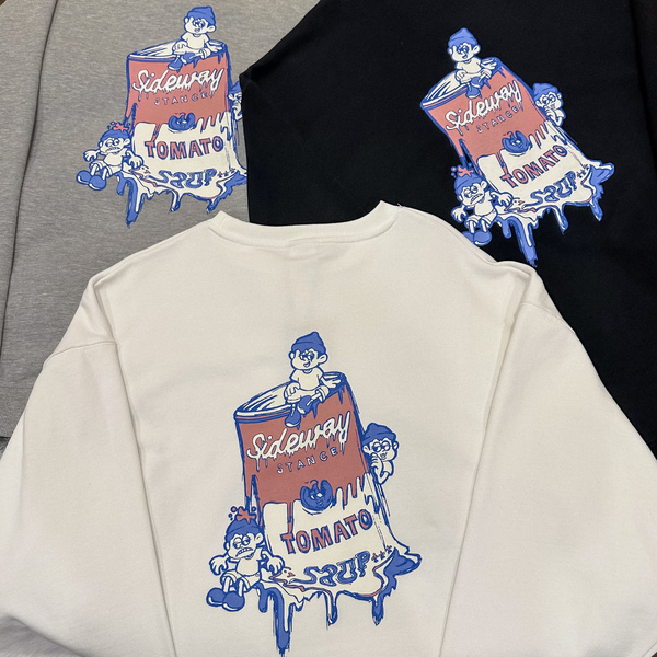 【日貨】街頭蕃茄罐頭大學TEE