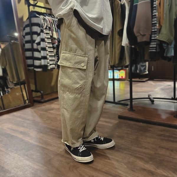 休閒百搭水洗工裝長褲