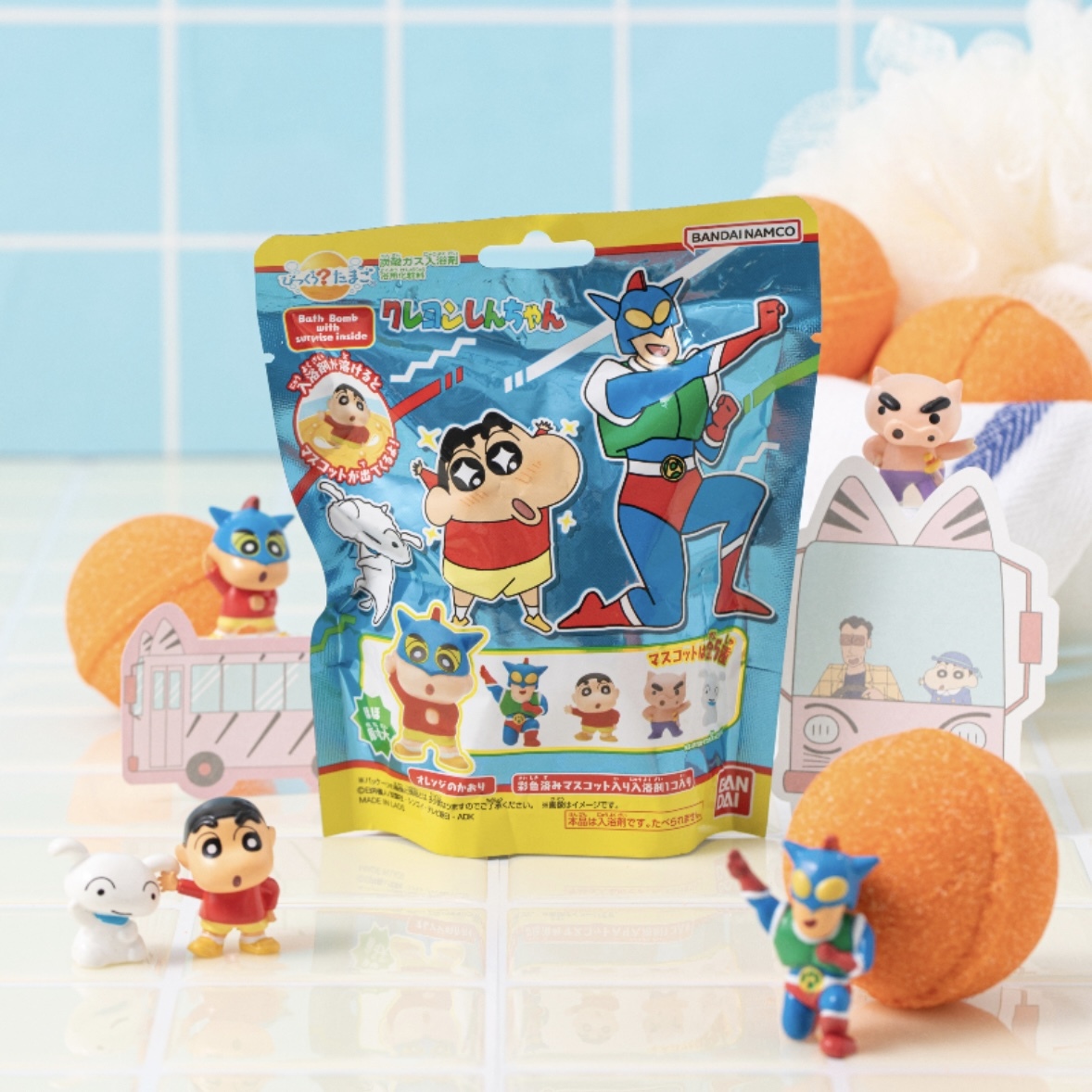 🇰🇷韓國代購//蠟筆小新盲盒 沐浴球 5款 驚喜蛋系列