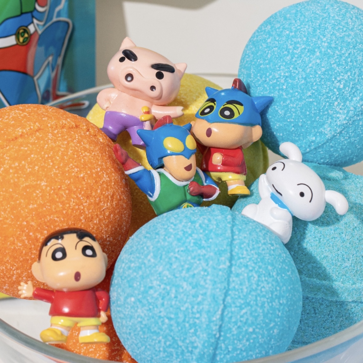 🇰🇷韓國代購//蠟筆小新盲盒 沐浴球 5款 驚喜蛋系列