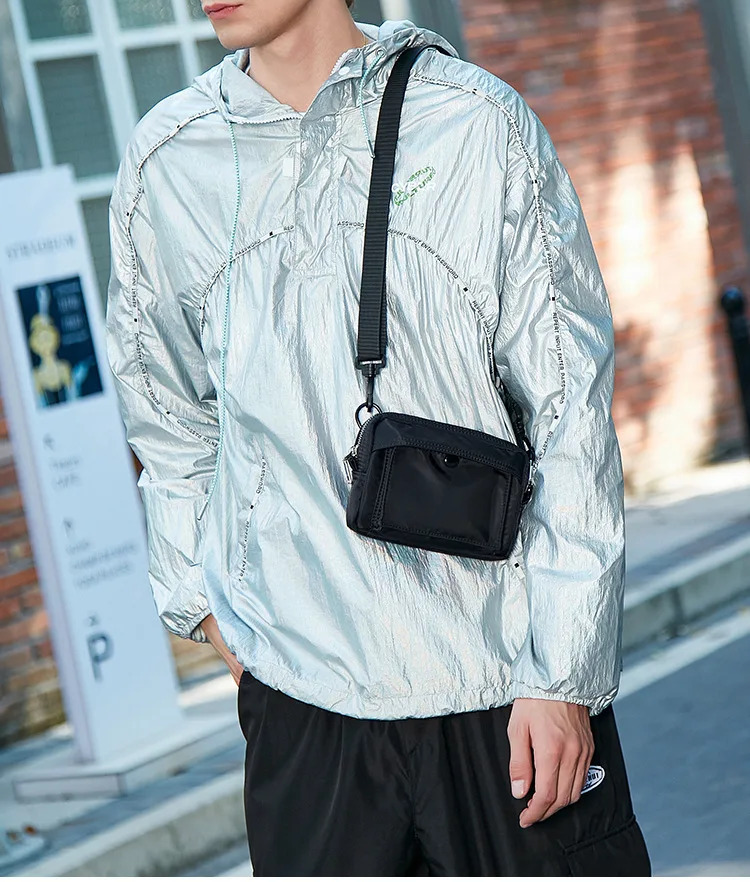 單扣尼龍迷你斜挎包