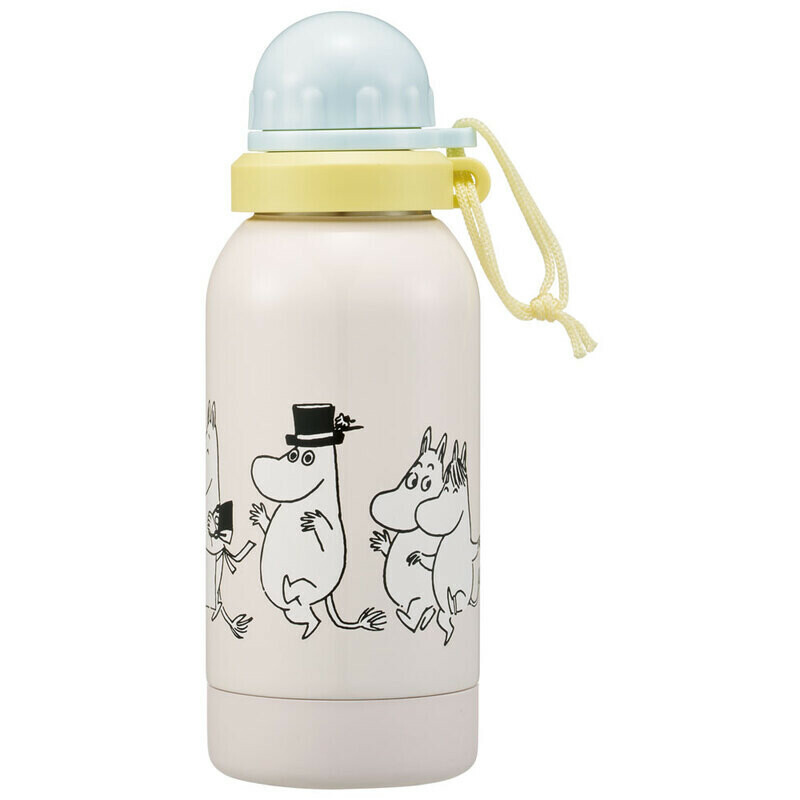 moomin 不鏽鋼輕量水壺 580ml |日本Skater