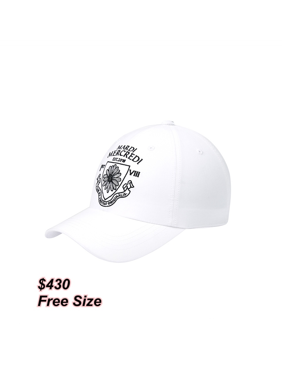 Mardi Mercredi 花花圖案cap 帽/3 色