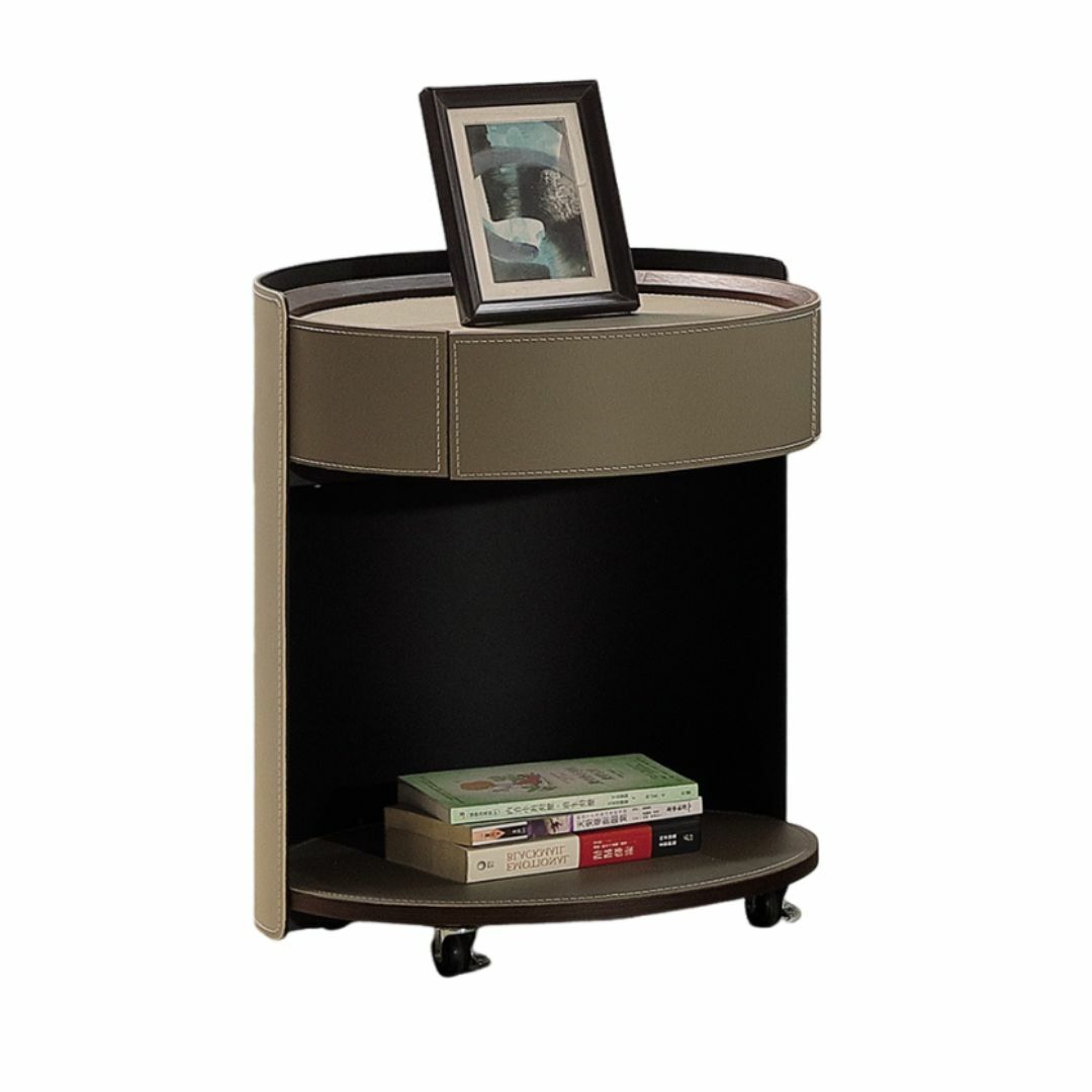 米勒︱馬鞍皮床頭櫃