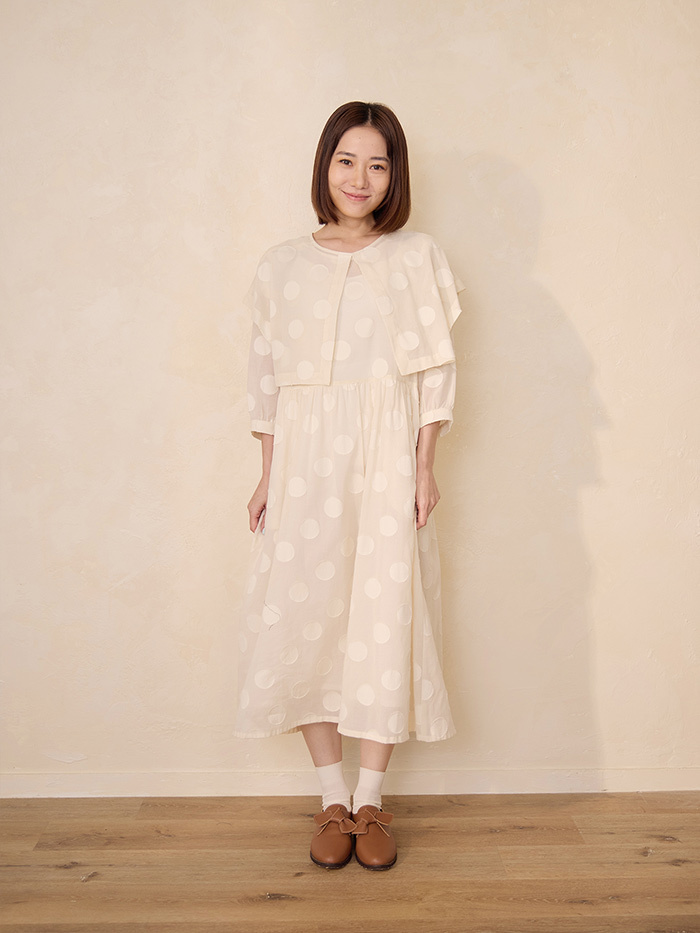 月光童話領片洋裝-茉莉