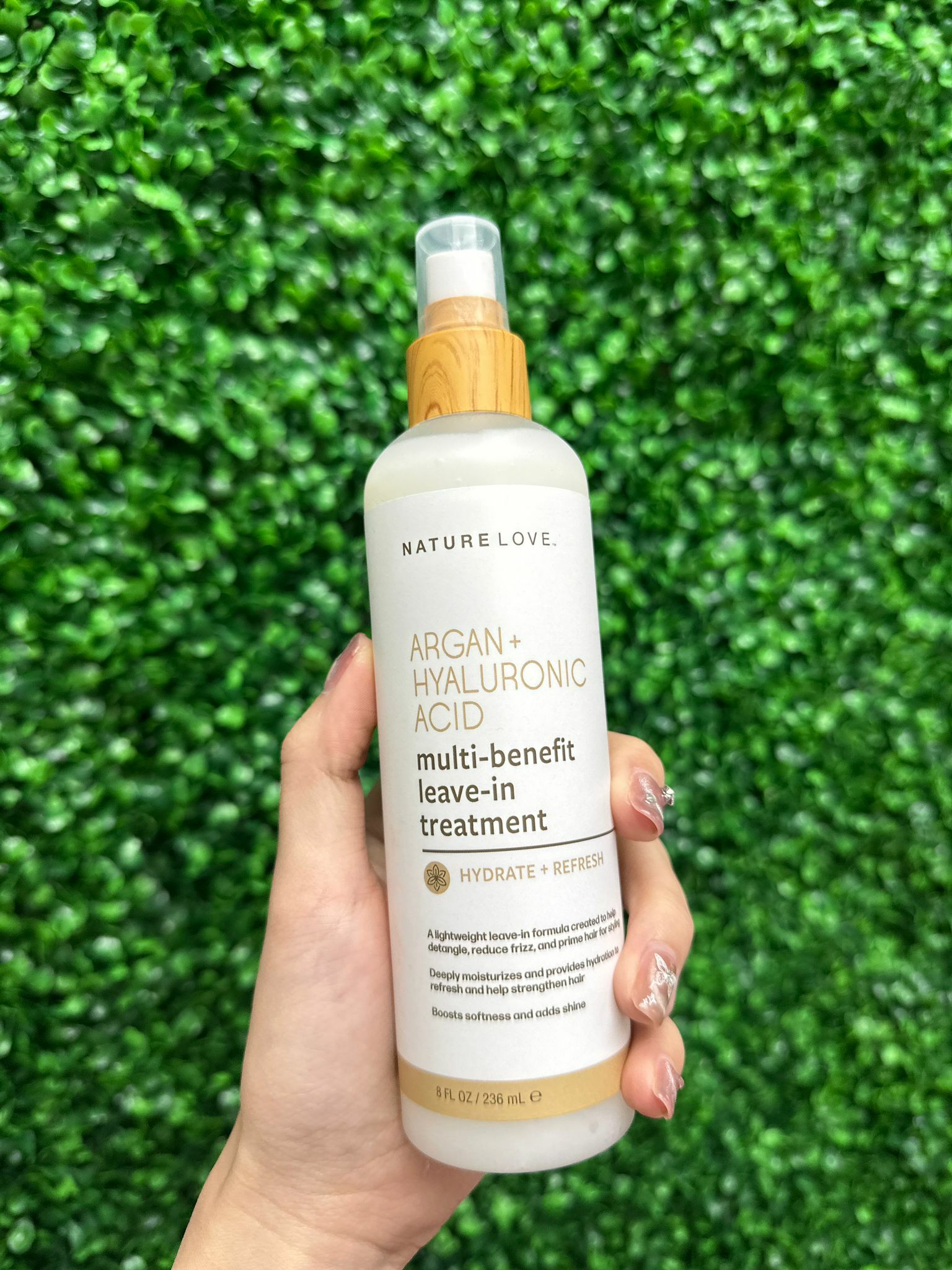 【現貨】Nature Love L111763 236ml Argan+ Hyaluronic Acid