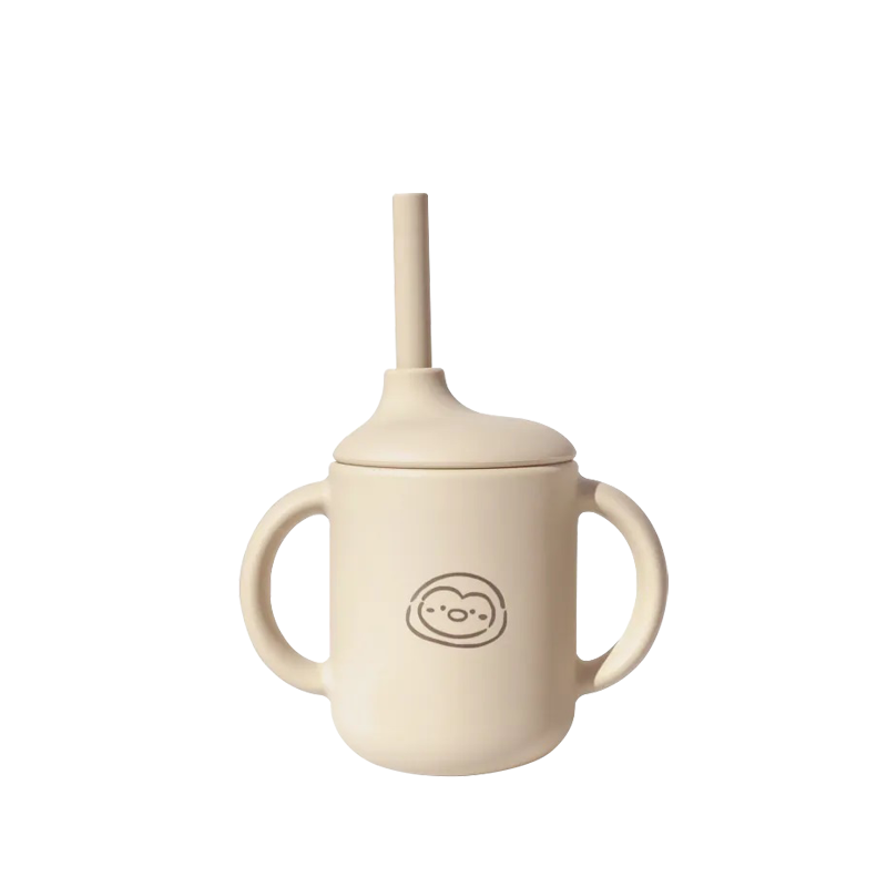 PUKU 午茶三用矽膠吸管學習杯