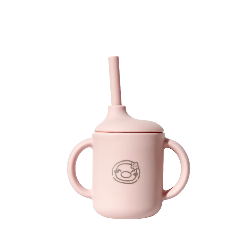 PUKU 午茶三用矽膠吸管學習杯