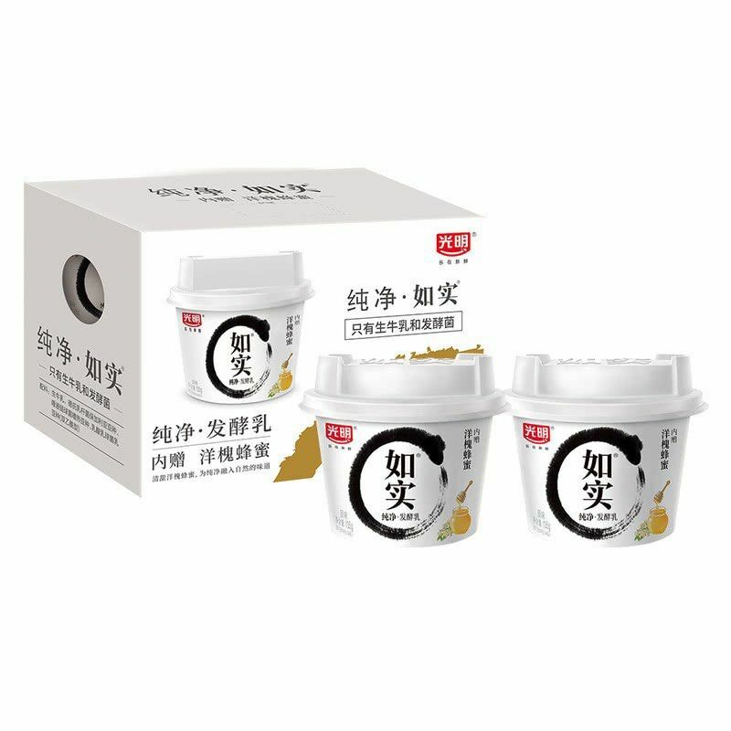 如實- 純淨發酵乳 (乳酪) 1.62kg (135gX12杯)