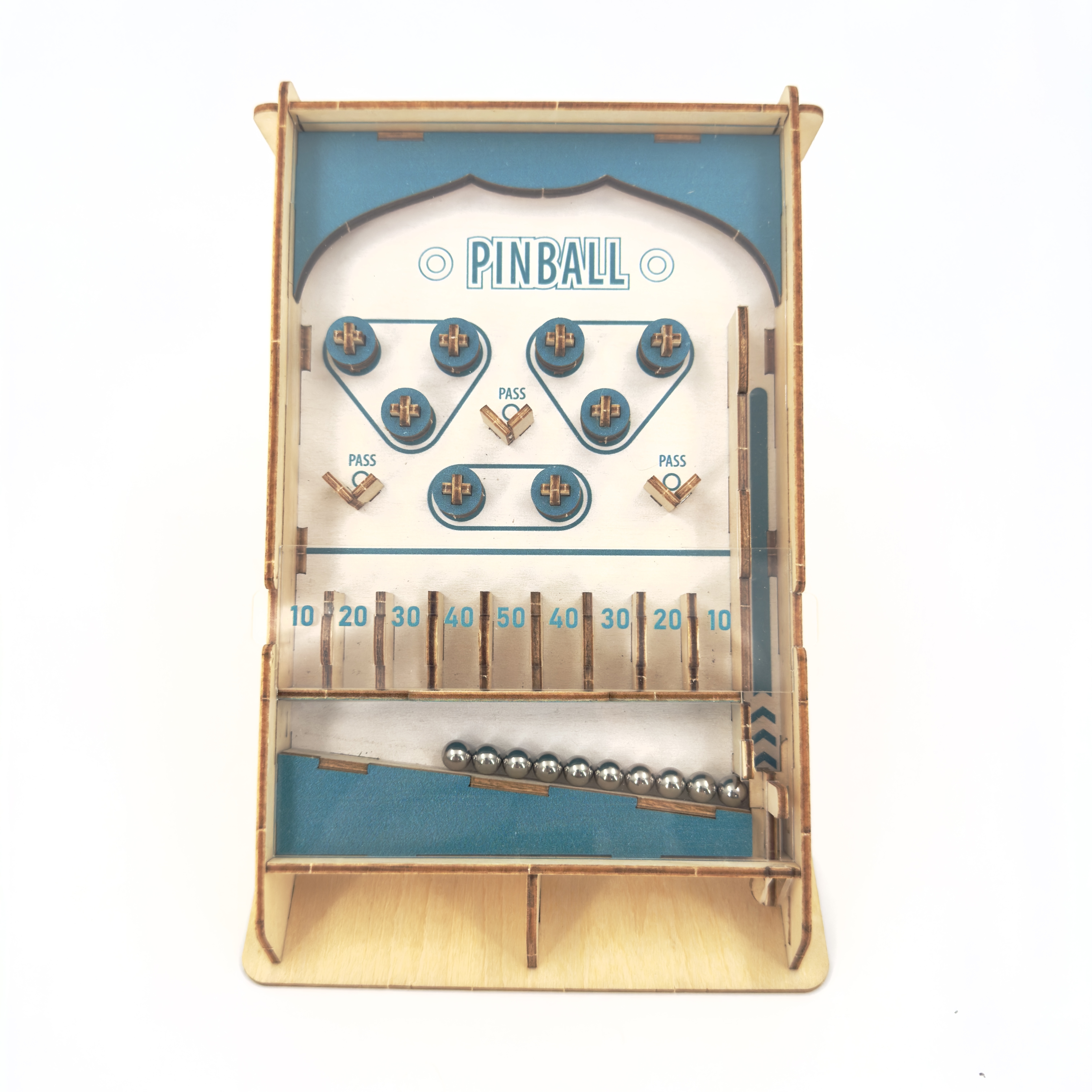 Team Green – 3D PLYWOOD PUZZLE Game Station: Pinball