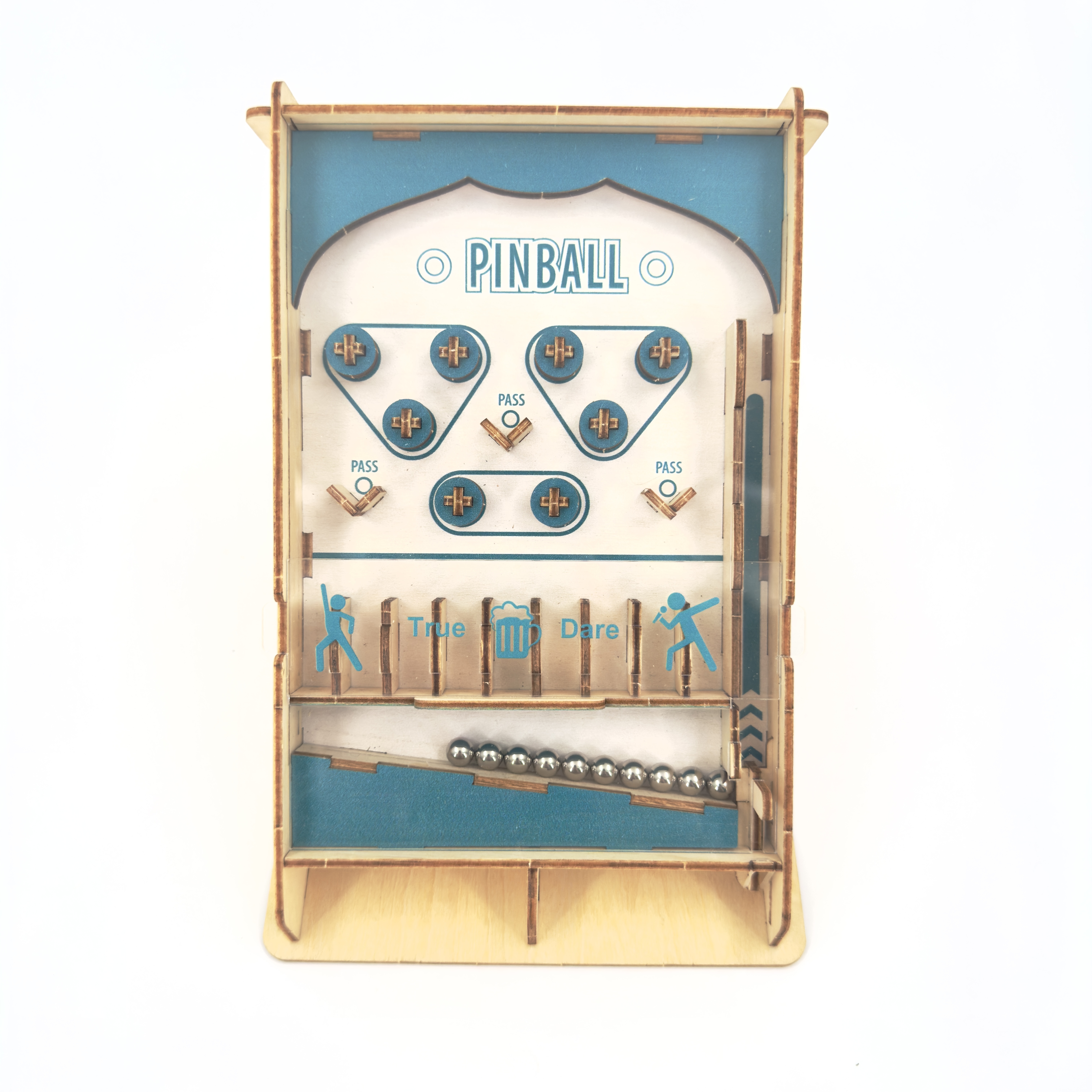 Team Green – 3D PLYWOOD PUZZLE Game Station: Pinball