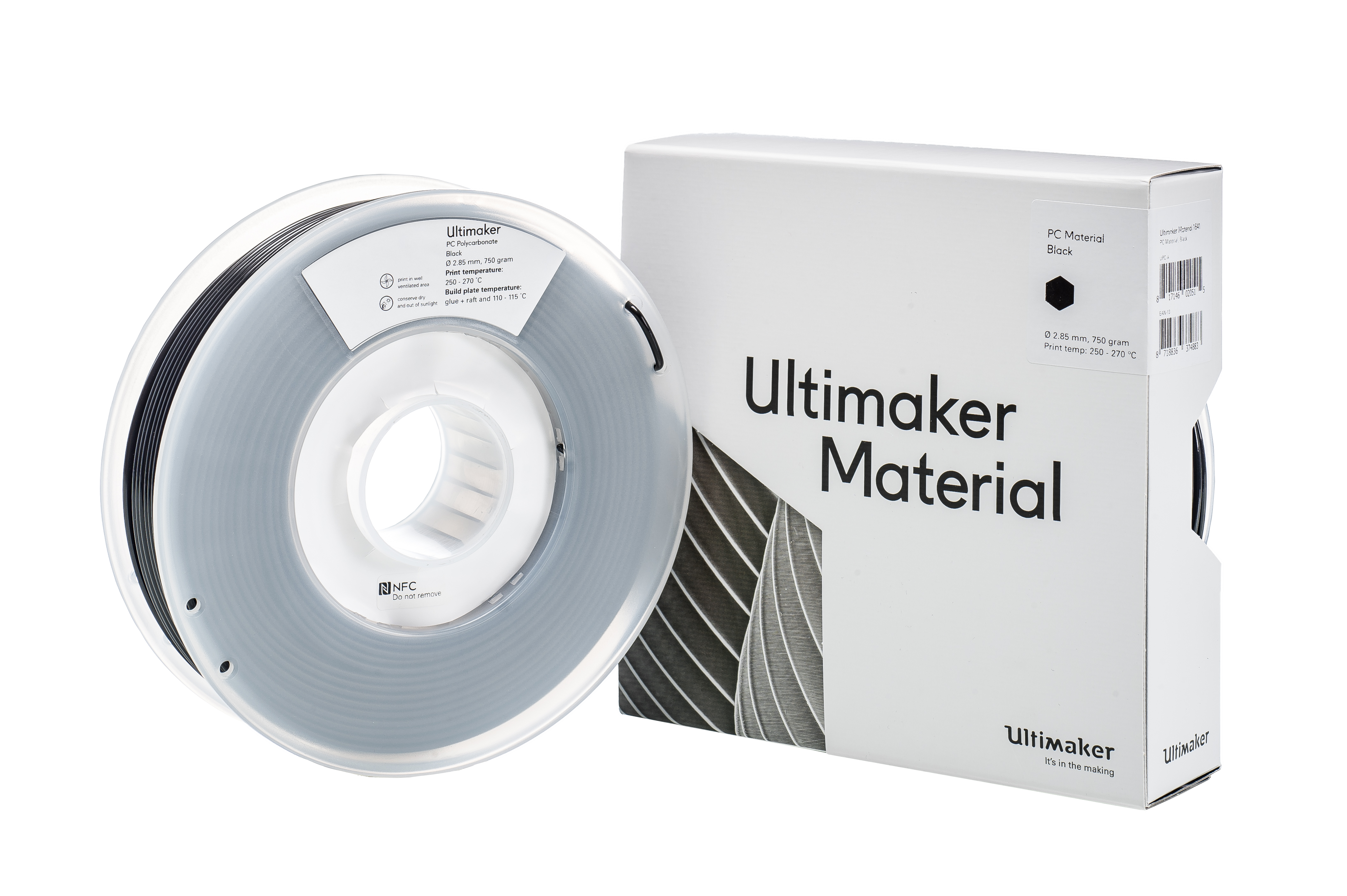UltiMaker PCA 3D 打印膠條 2.85毫米 750g