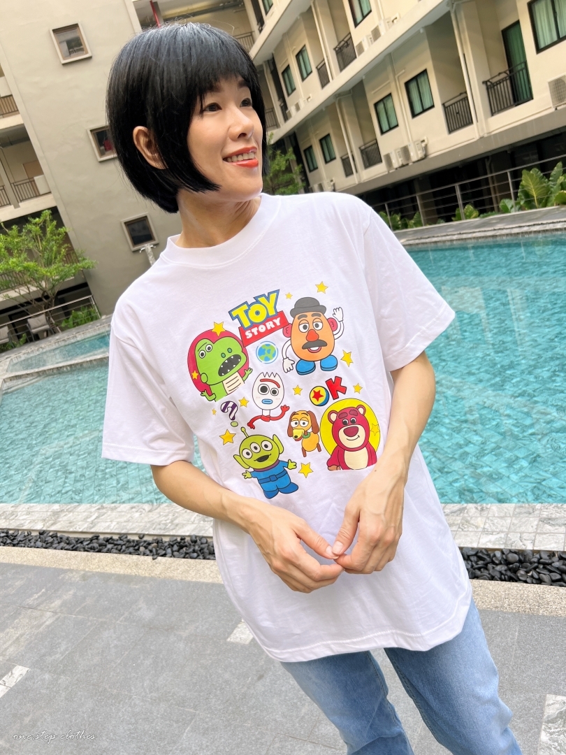 泰國大頭玩具總動員&叉奇T (白)