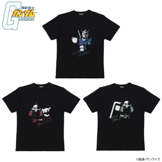 Pbandai 預訂2024/4月 機動戦士ガンダム ラメプリントシリーズ Tシャツ MSVer.