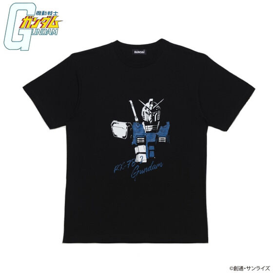 Pbandai 預訂2024/4月 機動戦士ガンダム ラメプリントシリーズ Tシャツ MSVer.