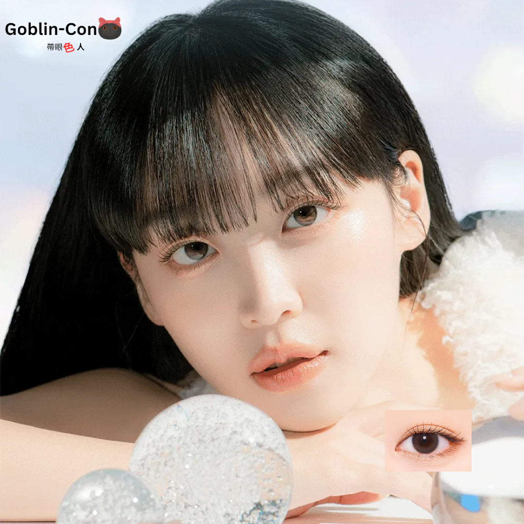 [月拋] LENSSIS 1 Month GLASSY Gray 月拋彩妝隱形眼鏡｜每盒2片