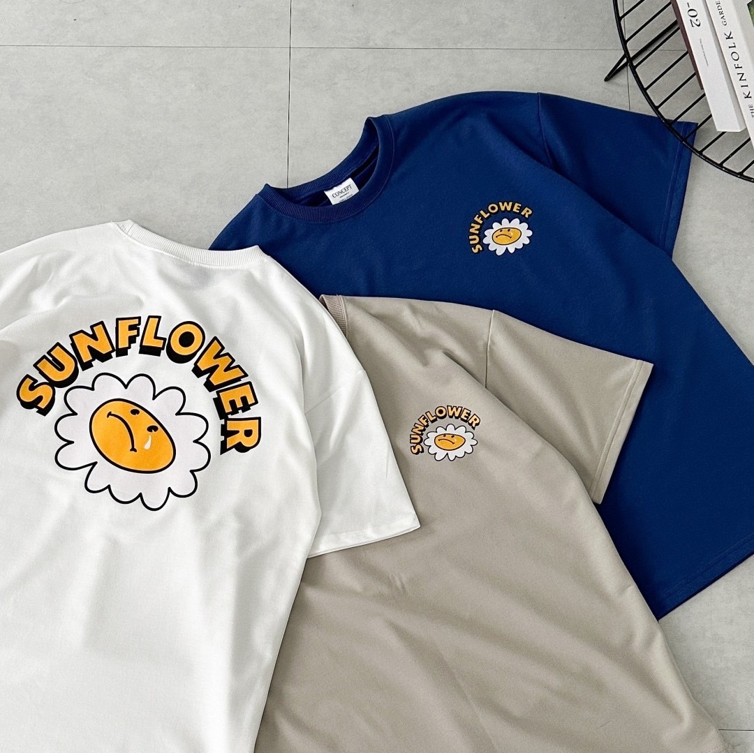 自訂款 SUNFLOWER 哭臉短T IM80549