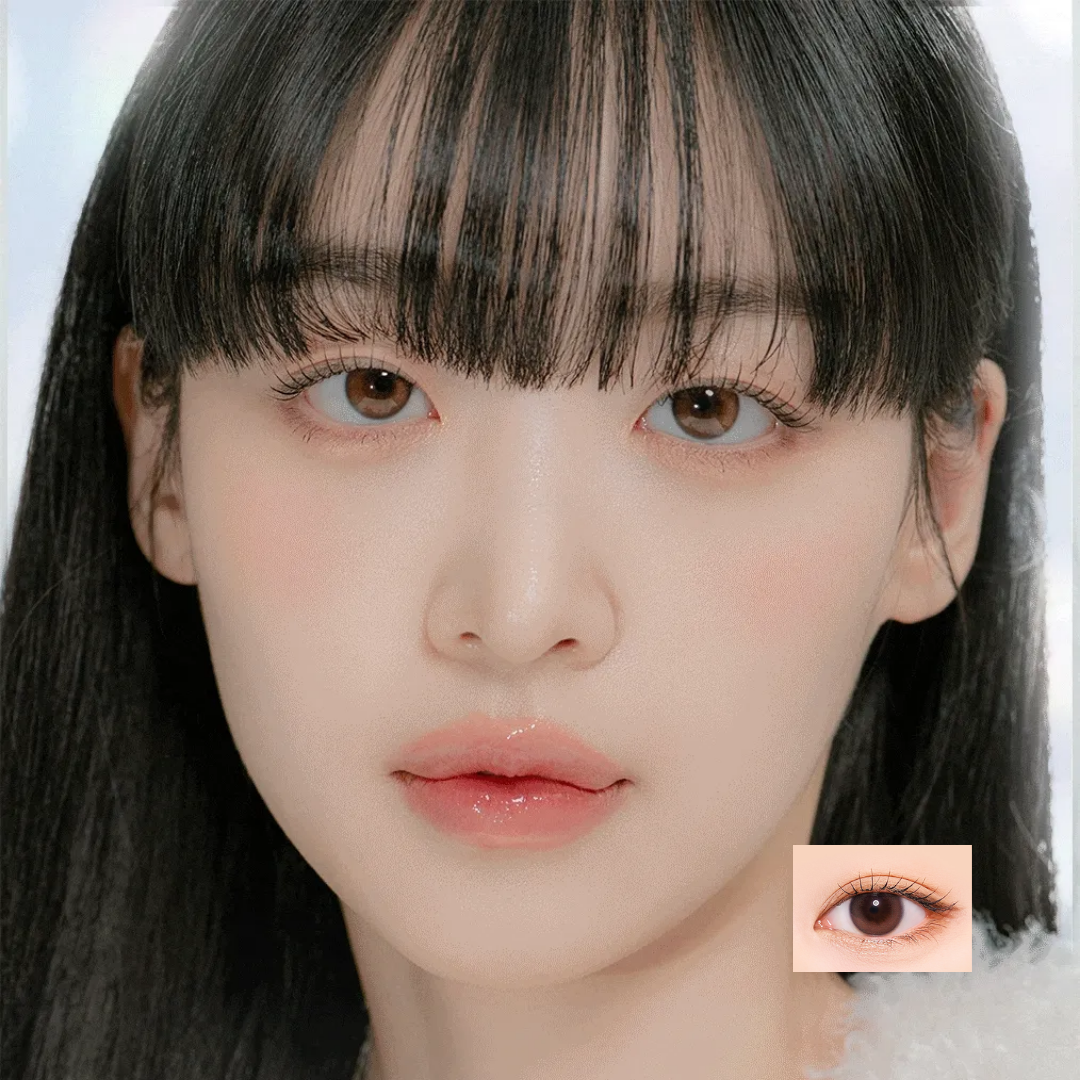 [月拋] LENSSIS 1 Month GLASSY Ashpink 月拋彩妝隱形眼鏡｜每盒2片