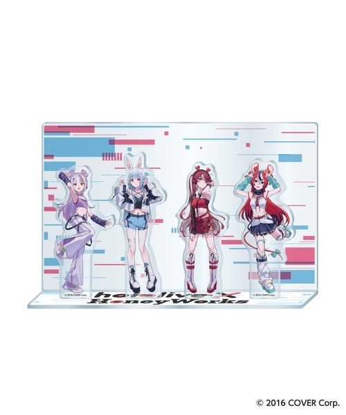 「官品代購」Hololive  『hololive×HoneyWorks』× ZOZOTOWN 立牌組