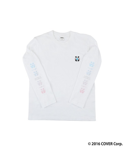 「官品代購」Hololive  『hololive×HoneyWorks』× ZOZOTOWN Logo 長袖T-Shirt