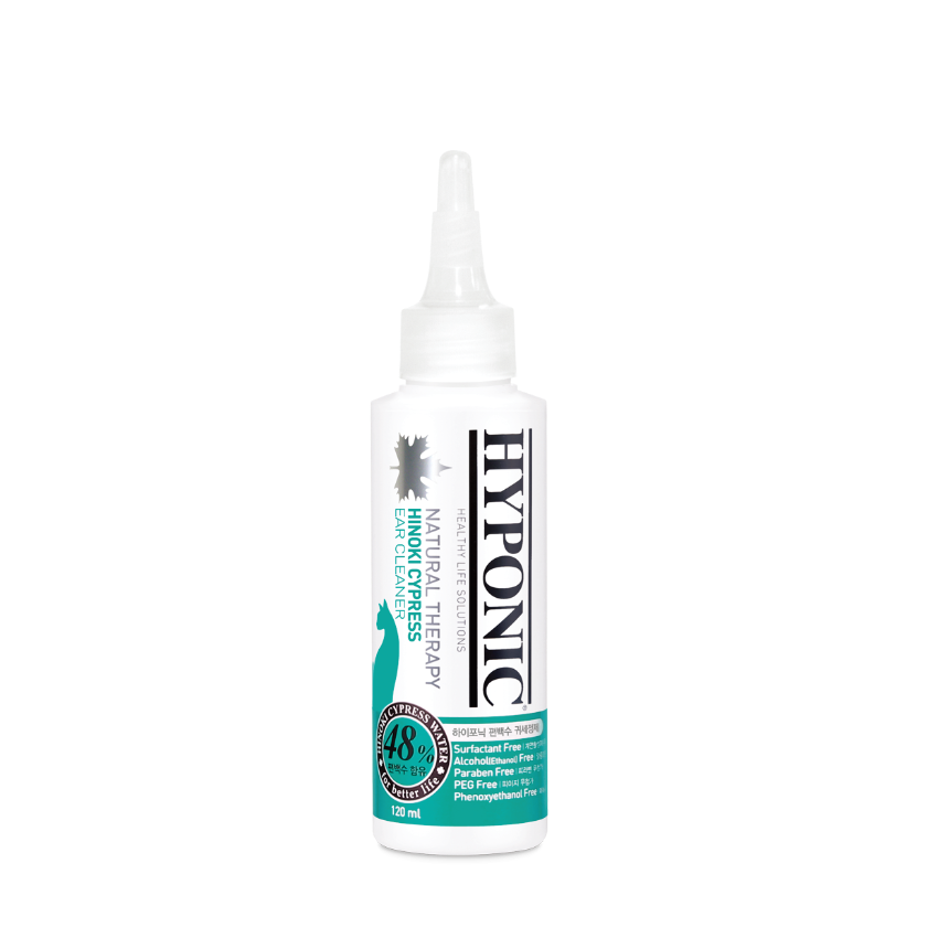 HYPONIC 極致低敏扁柏貓用洗耳水 120ml