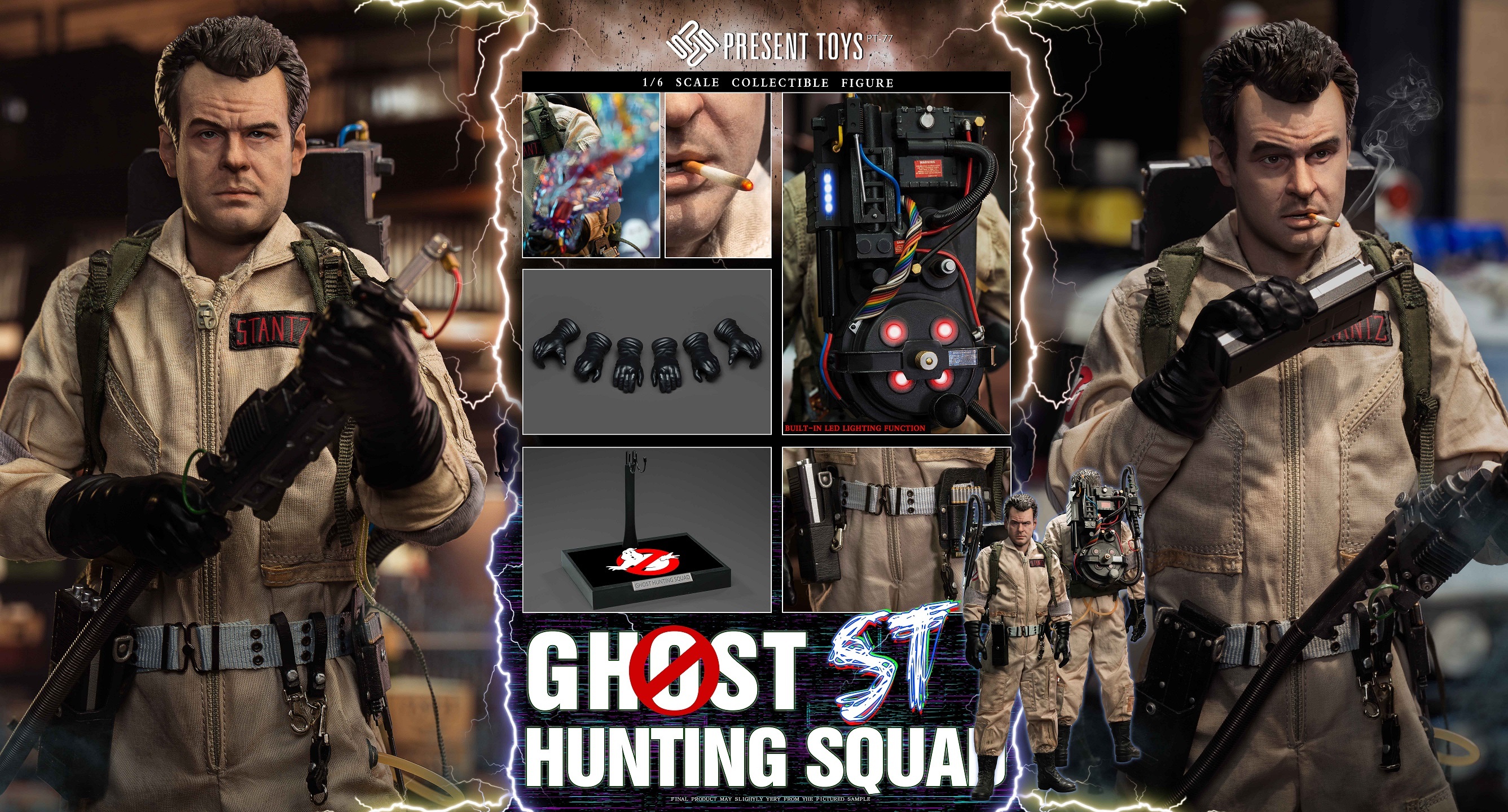 Present toys SP77 1/6 Scale Ghost hunting squad ST（現貨）