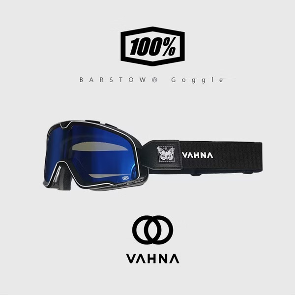 RIDE 100% BARSTOW VAHNA 電鍍藍片 個性 風鏡