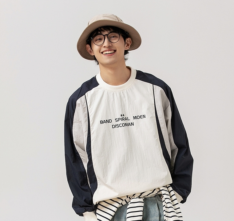 3M14 拼接感機能工裝上衣 一色