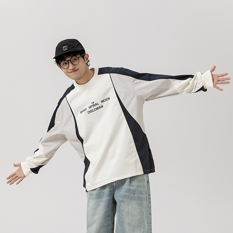 3M14 拼接感機能工裝上衣 一色