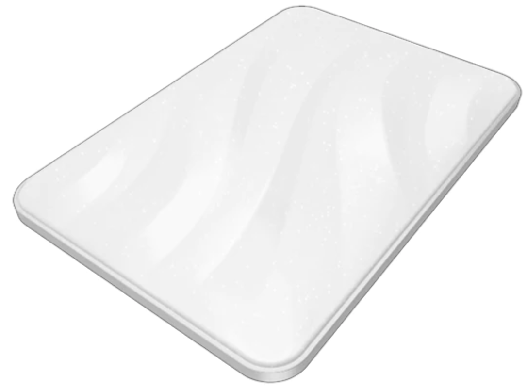 【新登場】WiZ CL913 120W 黃白光 -長方形智能天花燈 (波